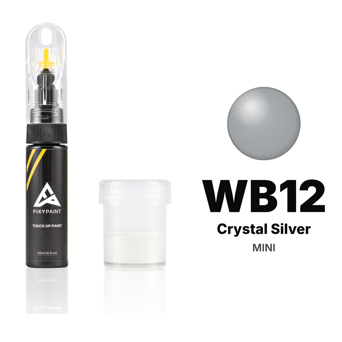 Pintura de retoque para MINI – WB12 Crystal Silver (todos los modelos, 2010–2012), kit Estándar