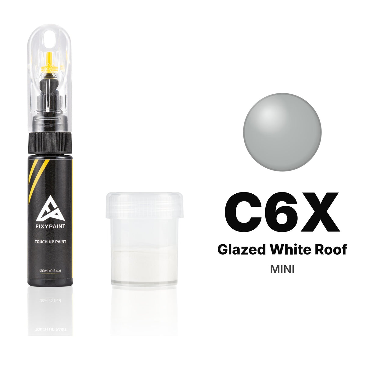 Touch-up paint for MINI C6X Glazed White Roof, Standard kit