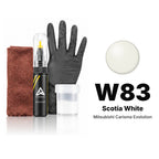 Touch-up paint for Mitsubishi Carisma Evolution W83 Scotia White, Complete kit