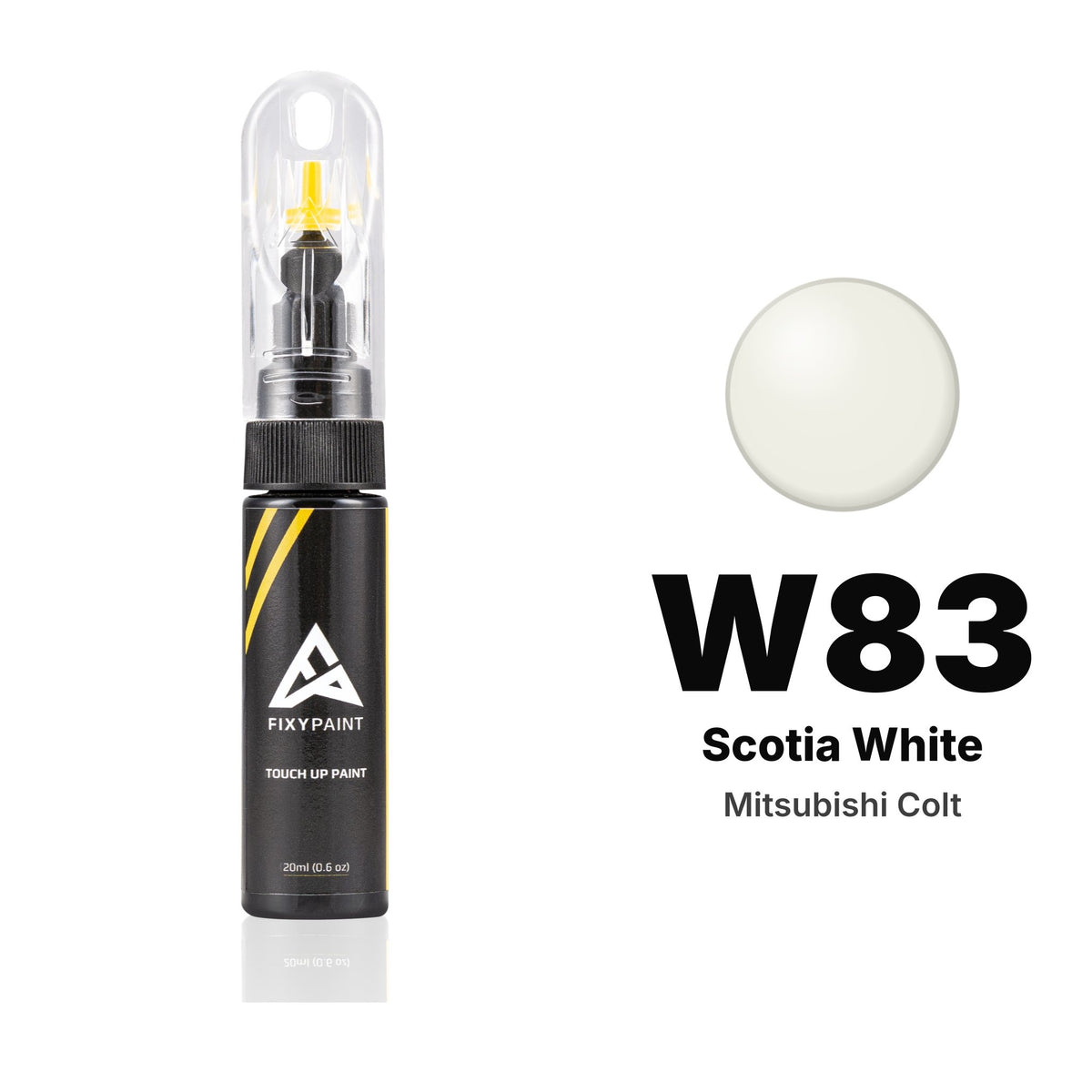 Touch-up paint for Mitsubishi Colt W83 Scotia White, Basic kit