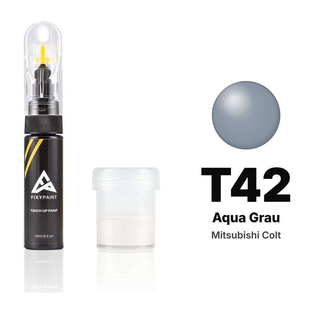 Touch-up paint for Mitsubishi Colt T42 Aqua Grau, Standard kit