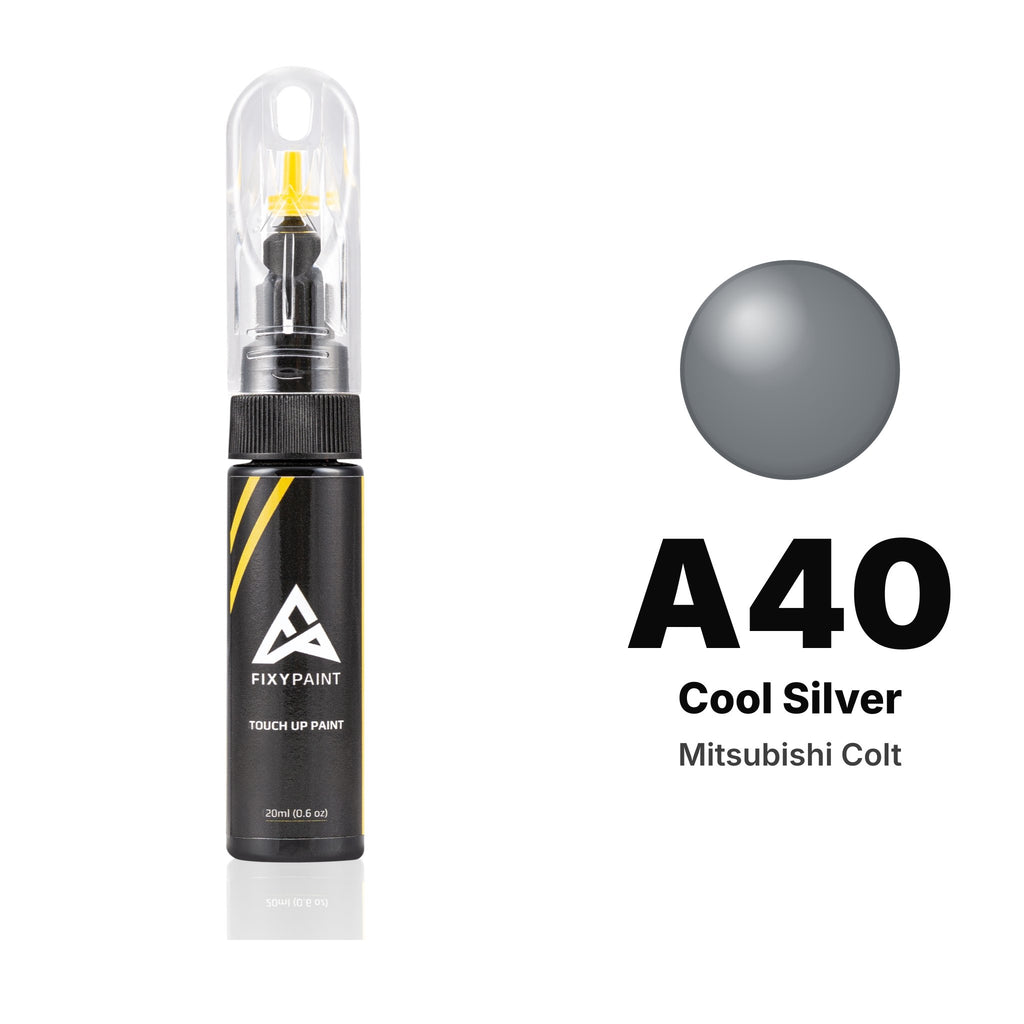 Touch-up paint for Mitsubishi Colt A40 Cool Silver, Basic kit