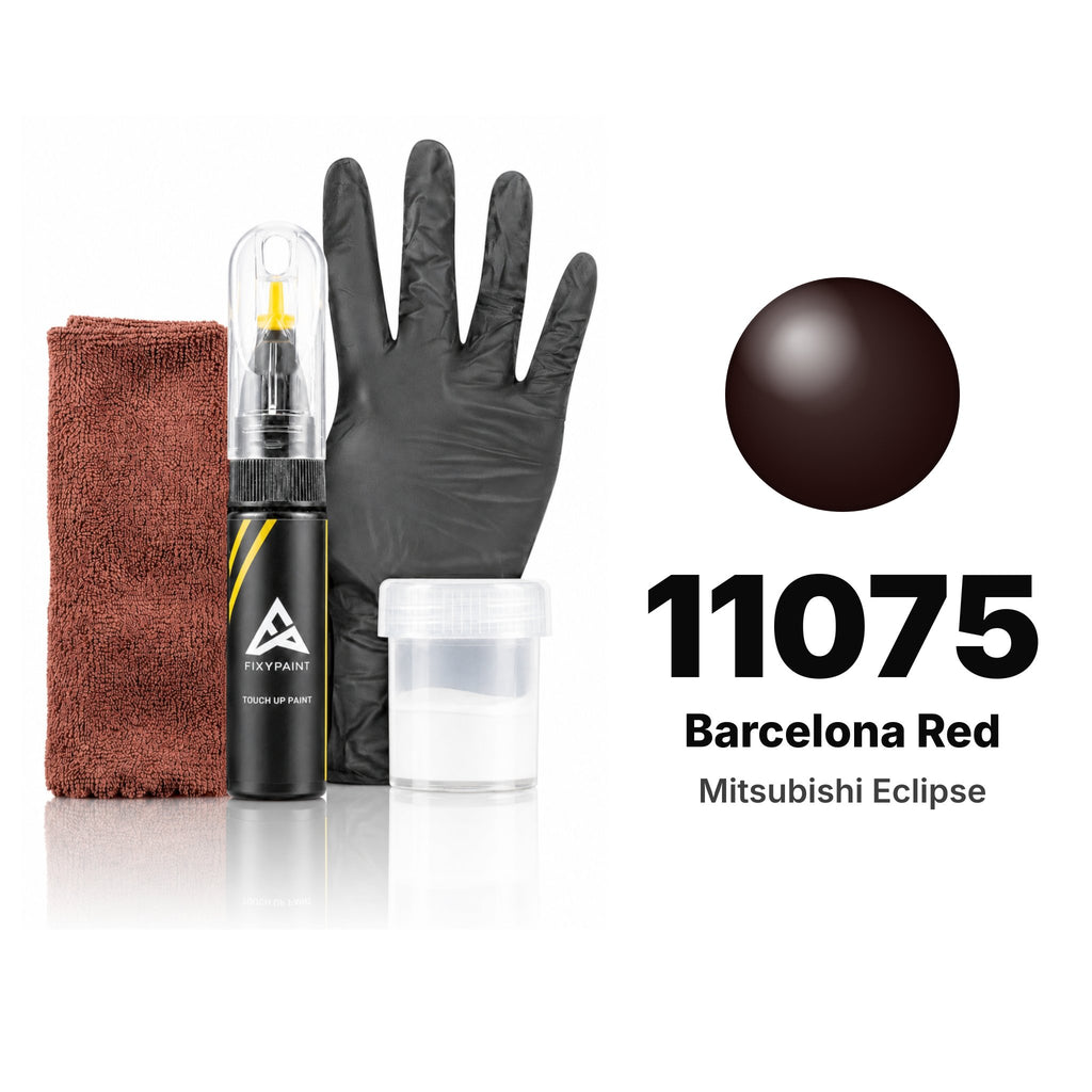 Touch-up paint for Mitsubishi Eclipse 11075 Barcelona Red, Complete kit