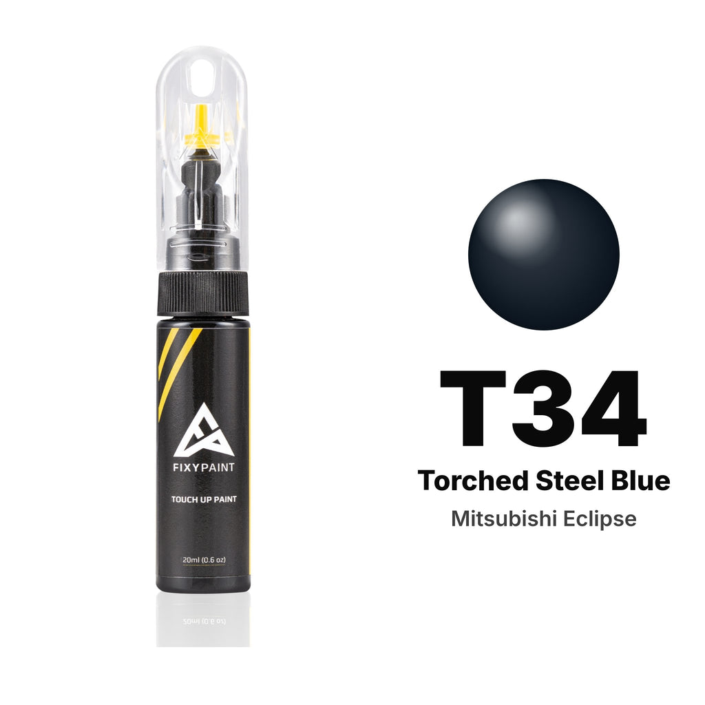 Touch-up paint for Mitsubishi Eclipse T34 Torched Steel Blue, Basic kit