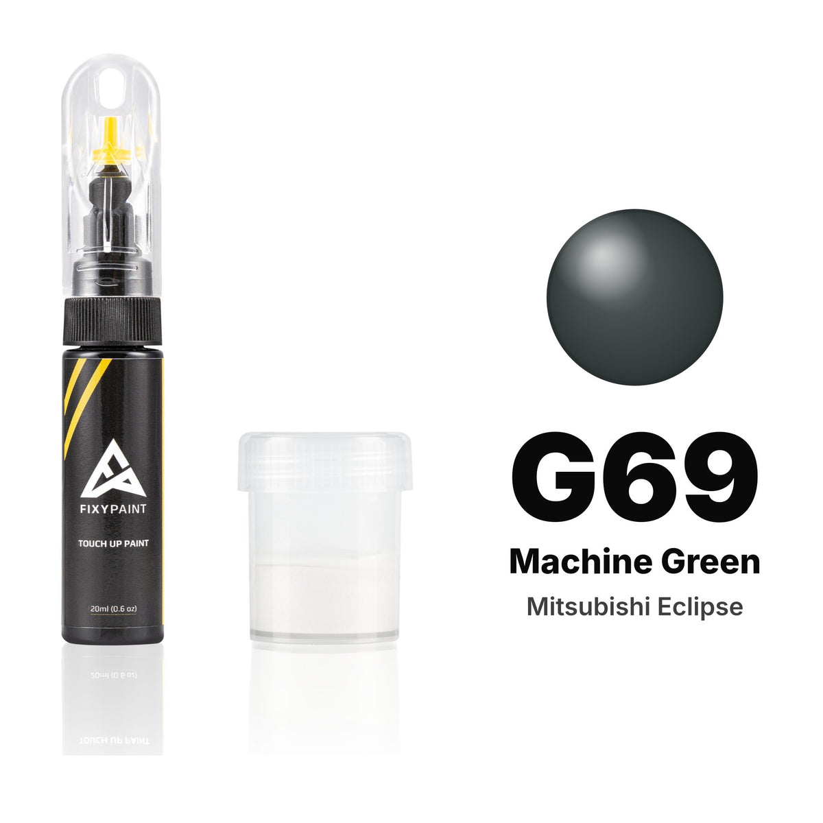 Touch-up paint for Mitsubishi Eclipse G69 Machine Green, Standard kit