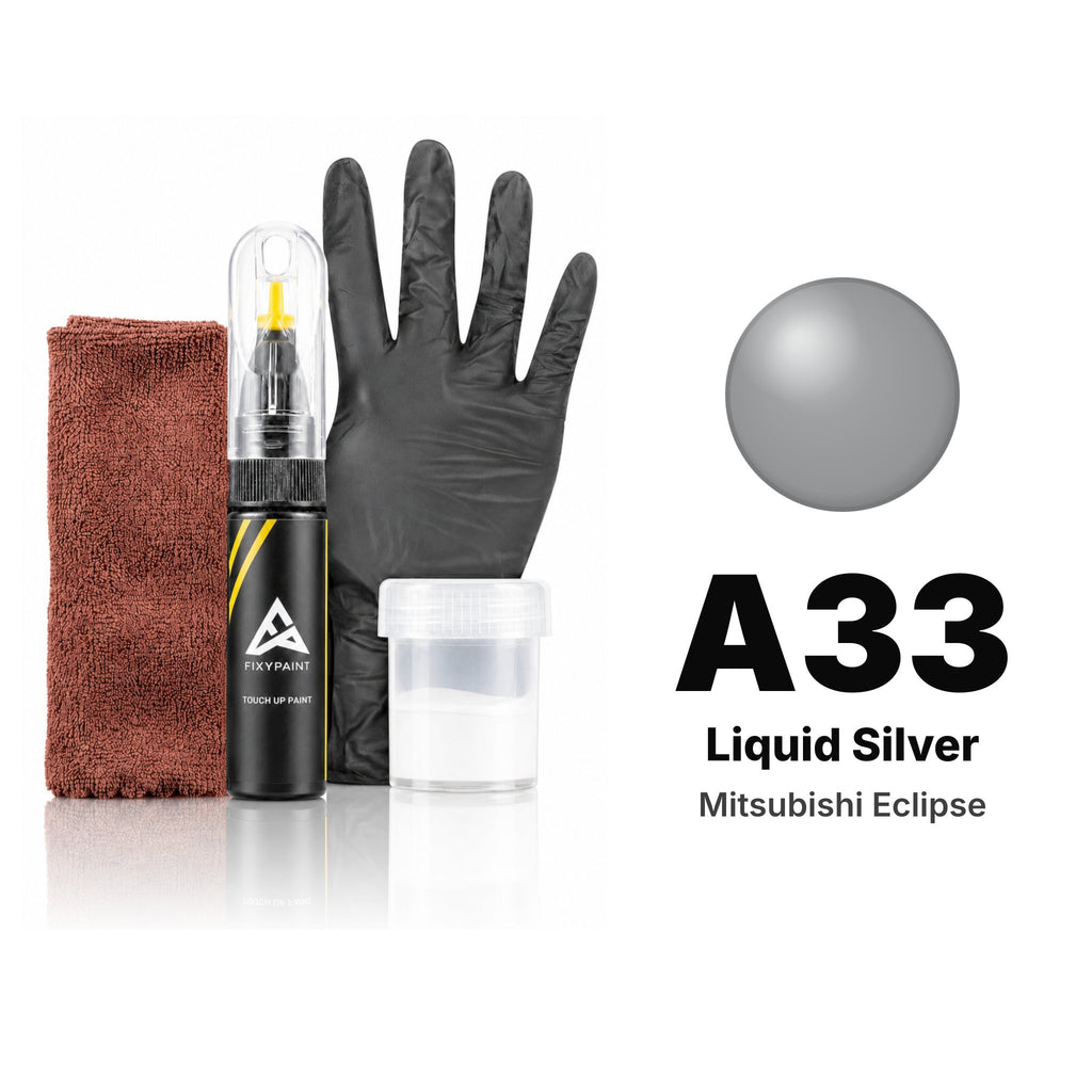 Touch-up paint for Mitsubishi Eclipse A33 Liquid Silver, Complete kit