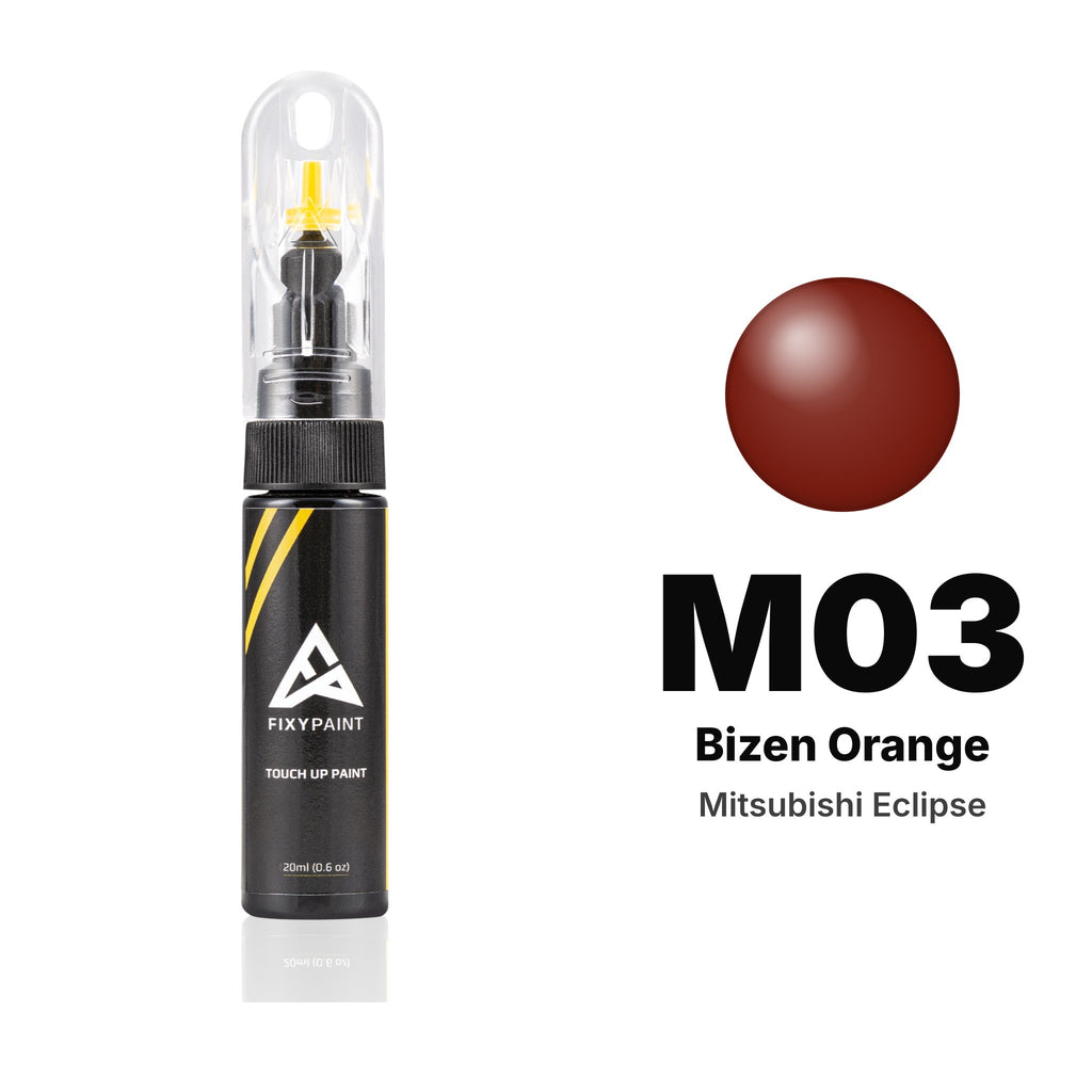 Touch-up paint for Mitsubishi Eclipse M03 Bizen Orange, Basic kit