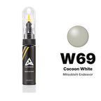 Pintura de retoque para Mitsubishi Endeavor – W69 Cocoon White (2004–2010), kit Básico