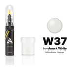 Lackstift für Mitsubishi Lancer – W37 Innsbruck White (2005–2020), Set Standard