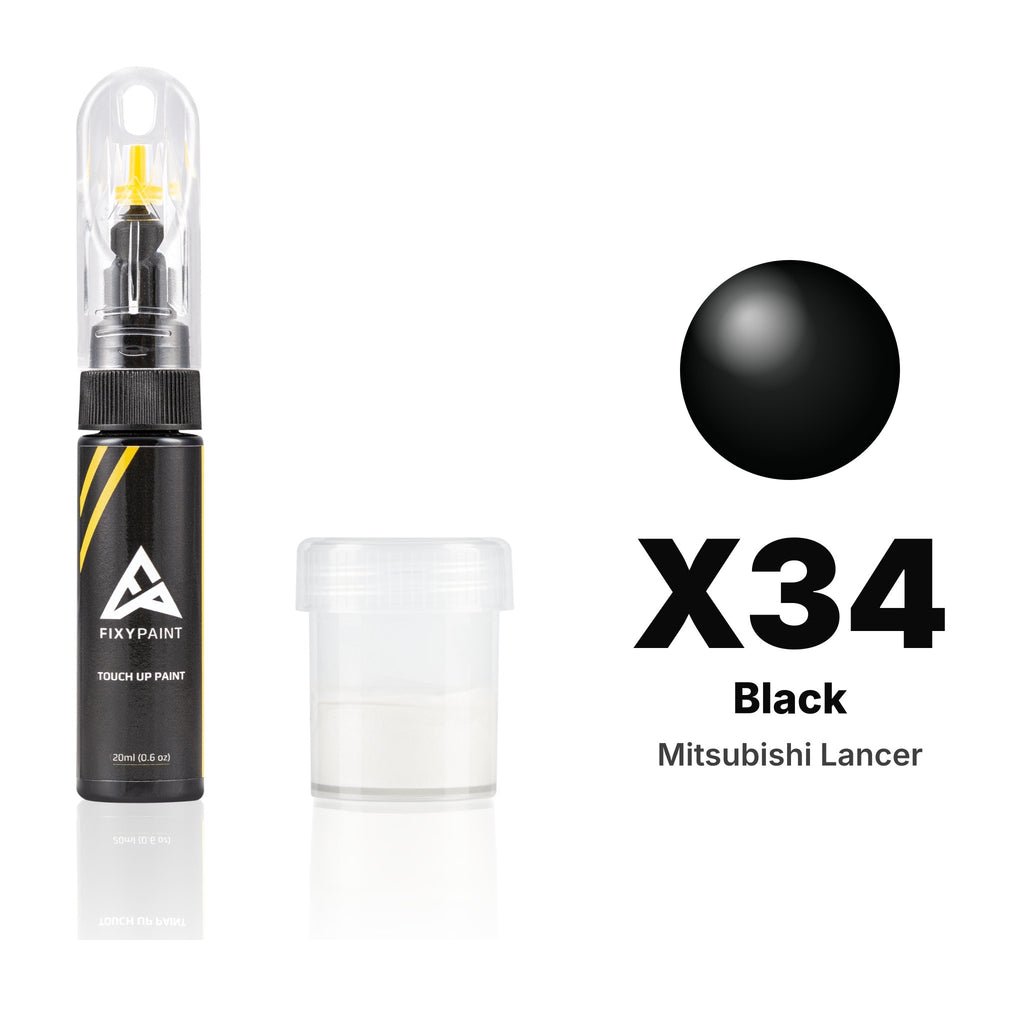 Touch-up paint for Mitsubishi Lancer X34 Black, Standard kit