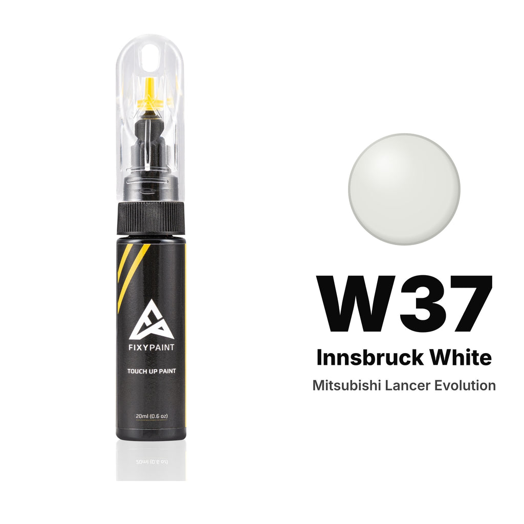Touch-up paint for Mitsubishi Lancer Evolution W37 Innsbruck White, Basic kit