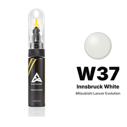 Touch-up paint for Mitsubishi Lancer Evolution W37 Innsbruck White, Basic kit