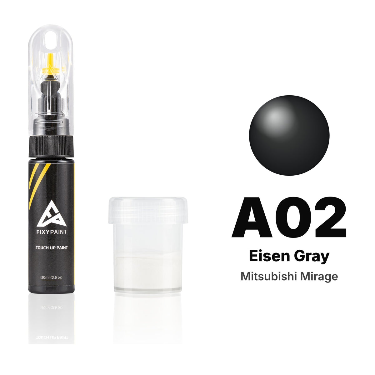 Touch-up paint for Mitsubishi Mirage A02 Eisen Gray, Standard kit