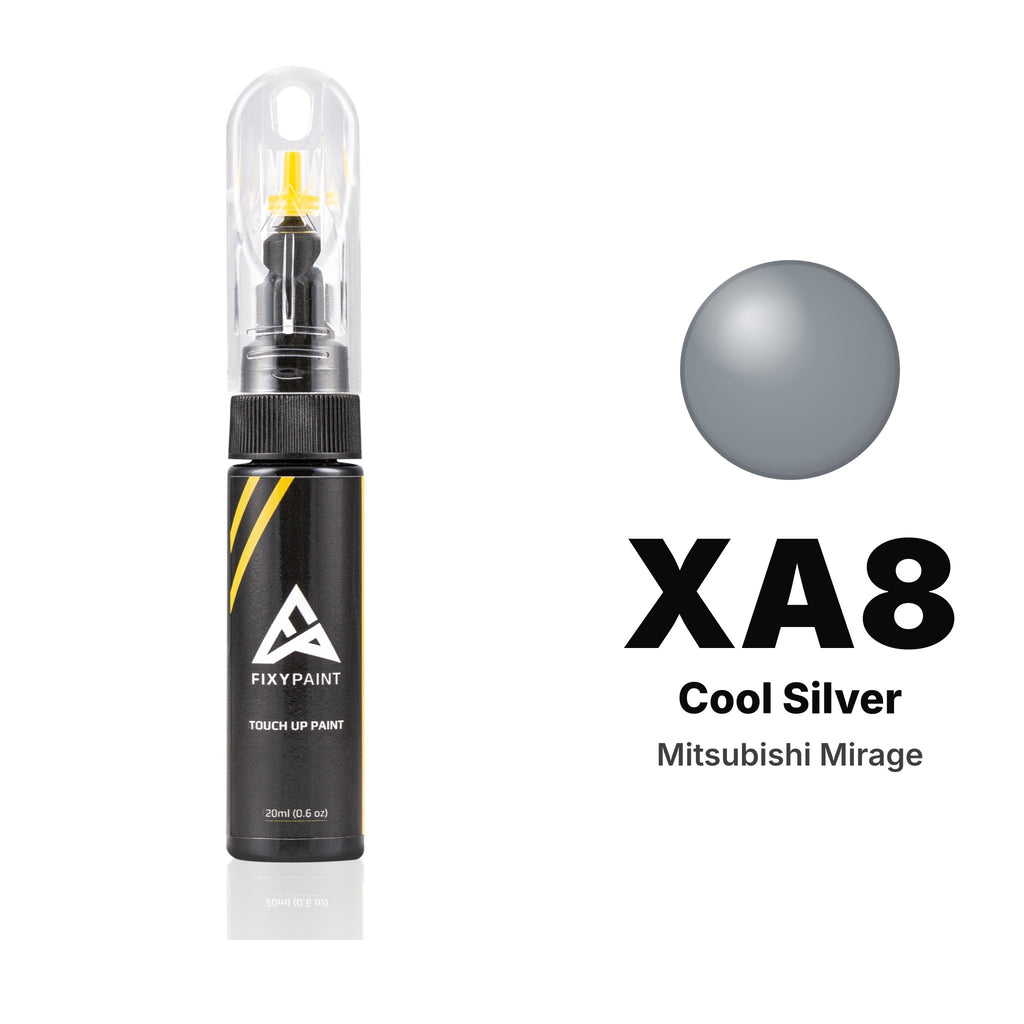 Pintura de retoque para Mitsubishi Mirage – XA8 Cool Silver (2019–2020), kit Básico