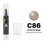 Pintura de retoque para Mitsubishi Mirage Sport – C86 Santa Fe Beige (2000–2003), kit Estándar