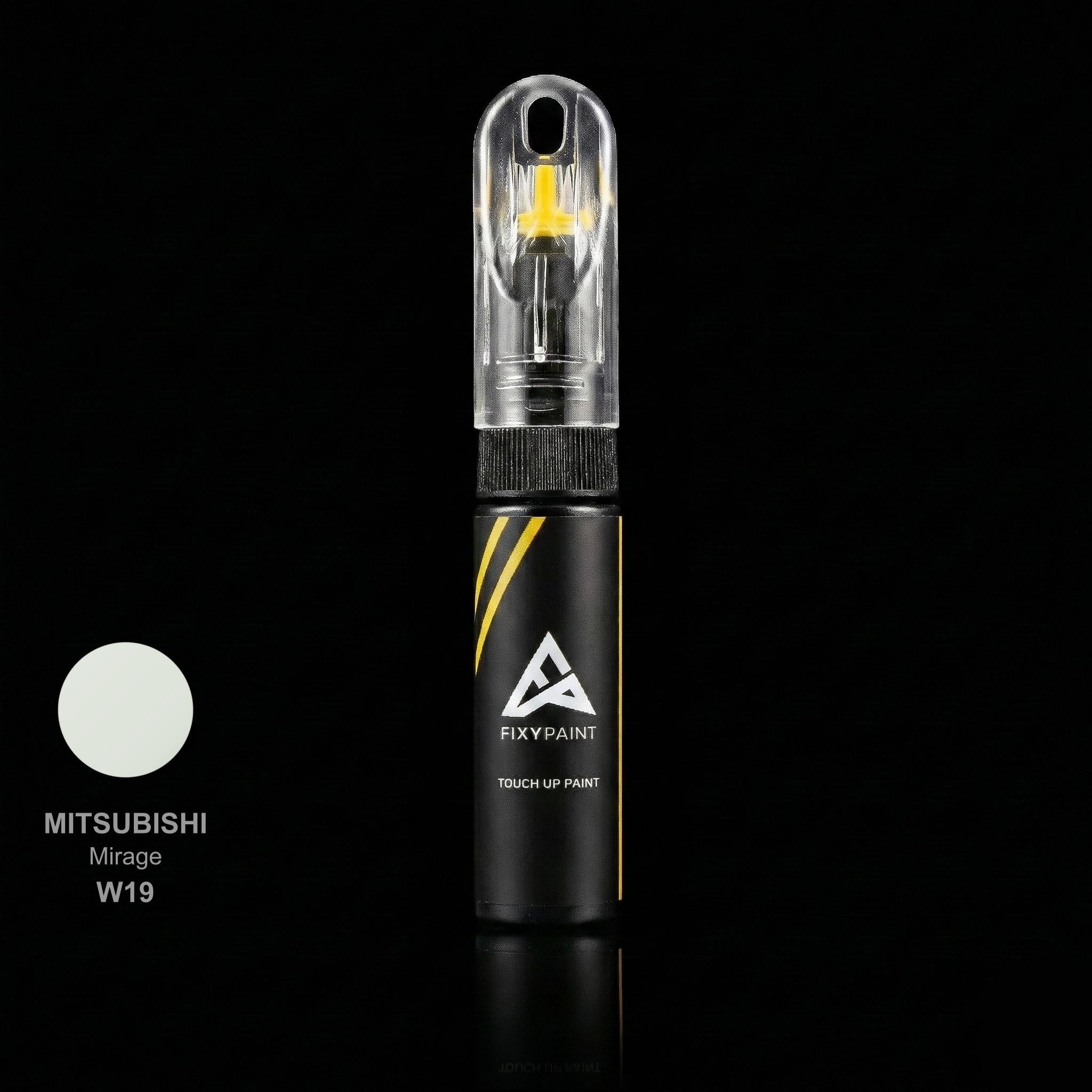 Mitsubishi Mirage touch up paint kit - FAIRY WHITE W19 scratch repair