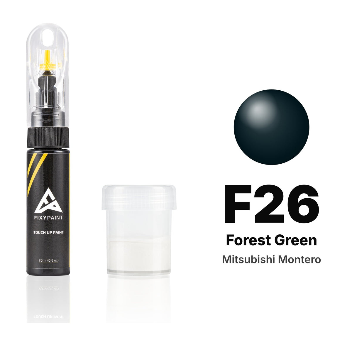 Touch-up paint for Mitsubishi Montero F26 Forest Green, Standard kit