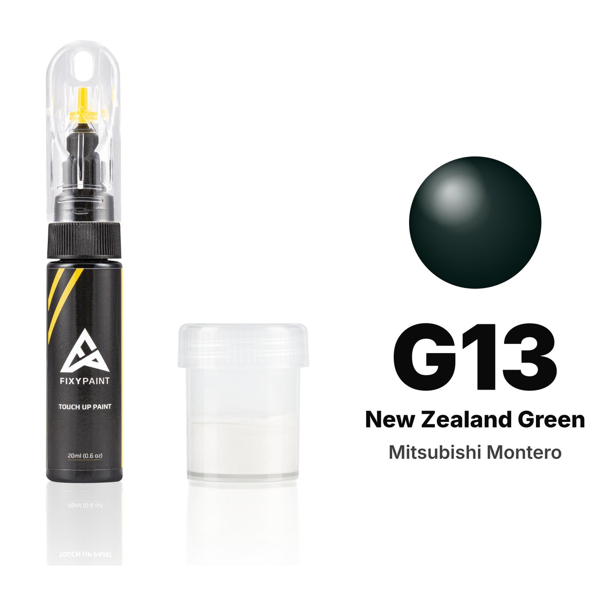 Pintura de retoque para Mitsubishi Montero – G13 New Zealand Green (2000), kit Estándar