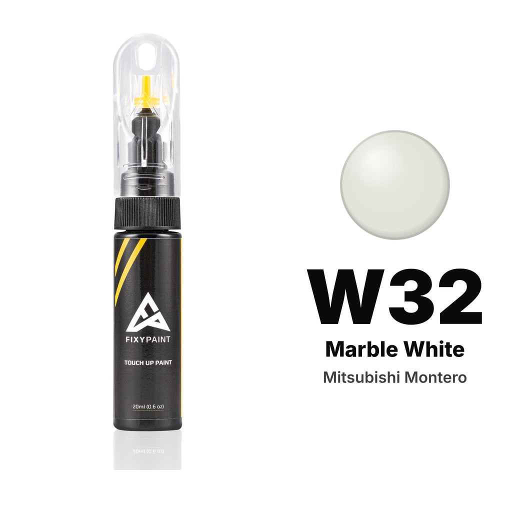 Touch-up paint for Mitsubishi Montero W32 Marble White, Basic kit