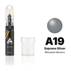 Touch-up paint for Mitsubishi Montero A19 Soprano Silver, Standard kit