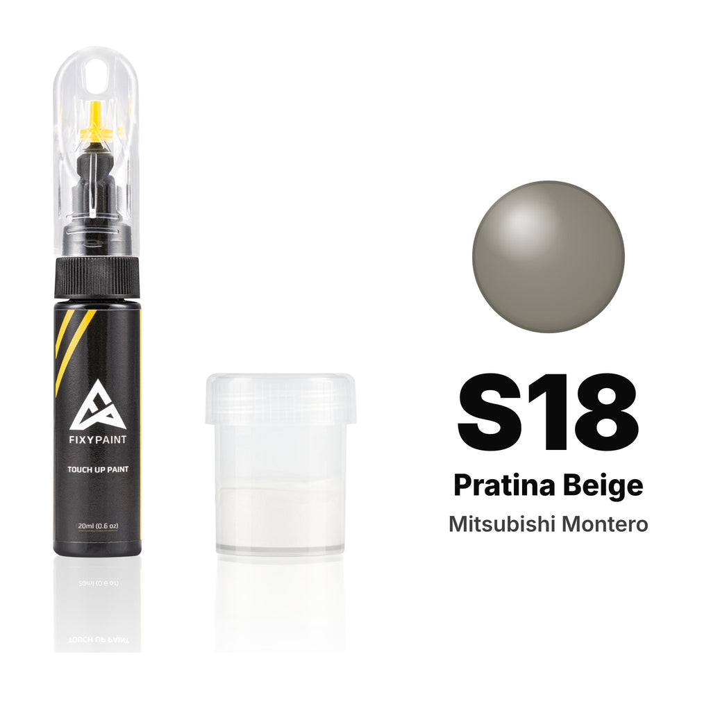 Lackstift für Mitsubishi Montero – S18 Pratina Beige (2010), Set Standard
