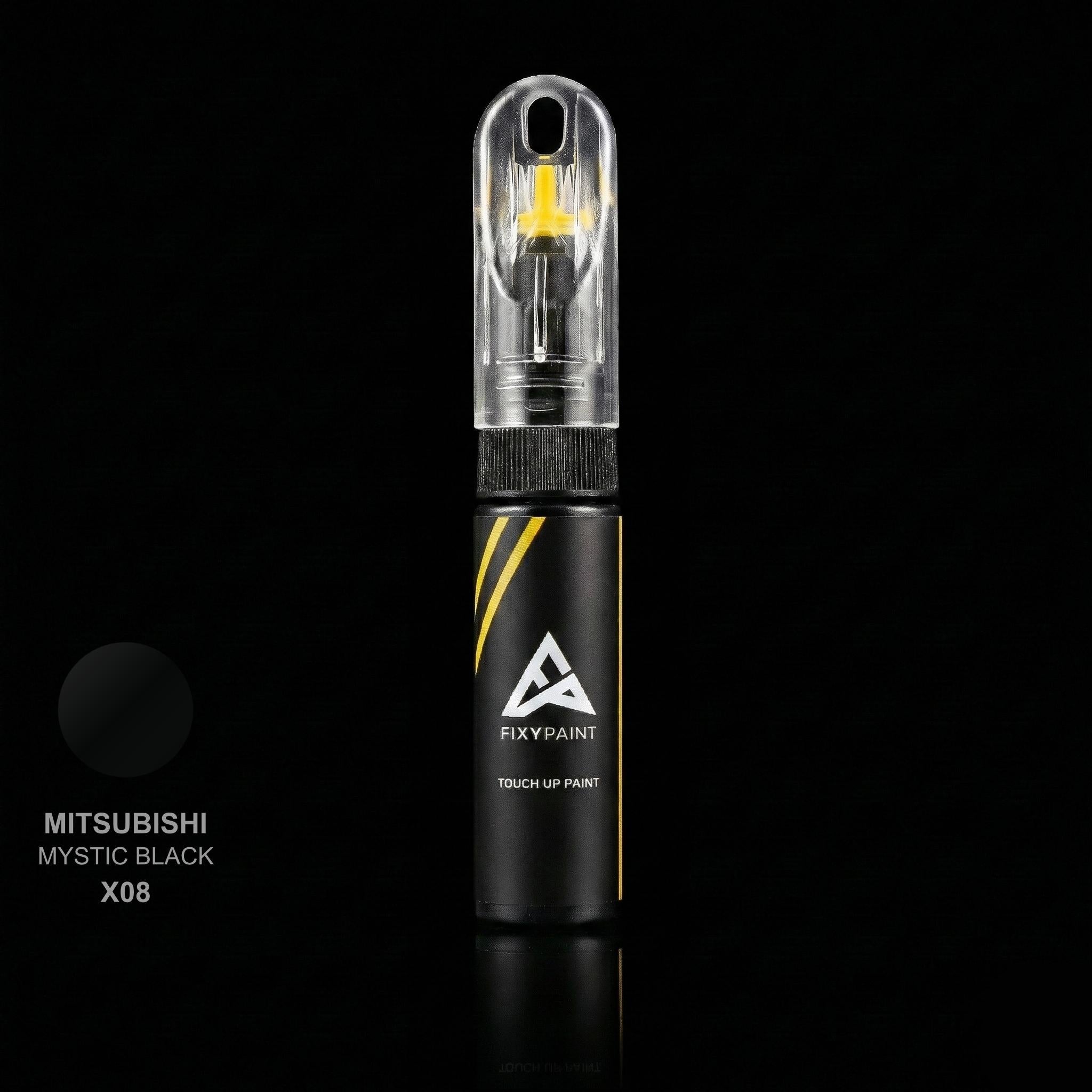 Mitsubishi Mirage Sport touch up paint kit - MYSTIC BLACK X08 scratch repair