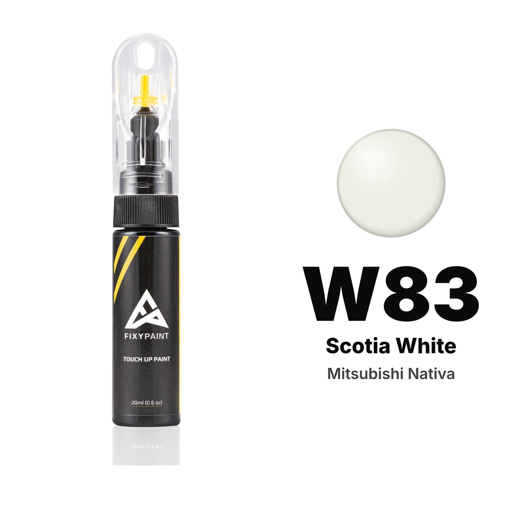 Touch-up paint for Mitsubishi Nativa W83 Scotia White, Basic kit
