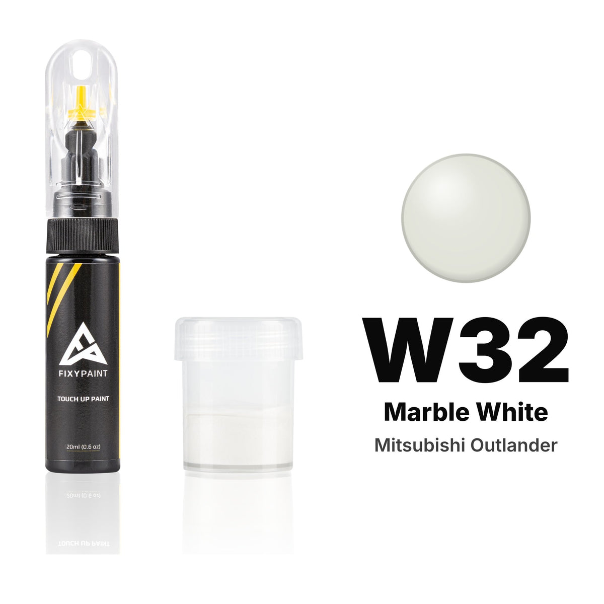Touch-up paint for Mitsubishi Outlander W32 Marble White, Standard kit