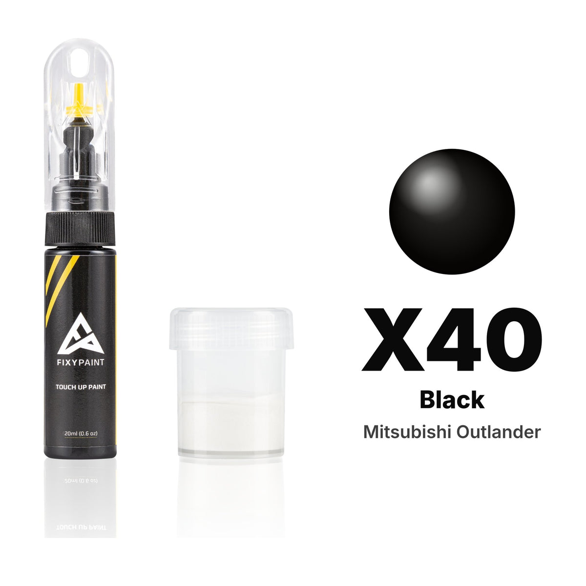 Vernice ritocco per Mitsubishi Outlander – X40 Black (2015–2025), kit Standard