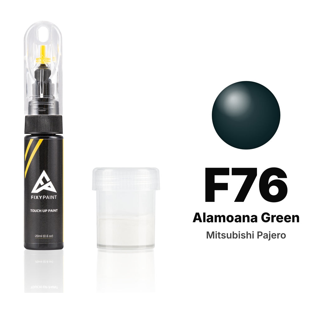 Peinture de retouche pour Mitsubishi Pajero – F76 Alamoana Green (1997–2000), kit Standard