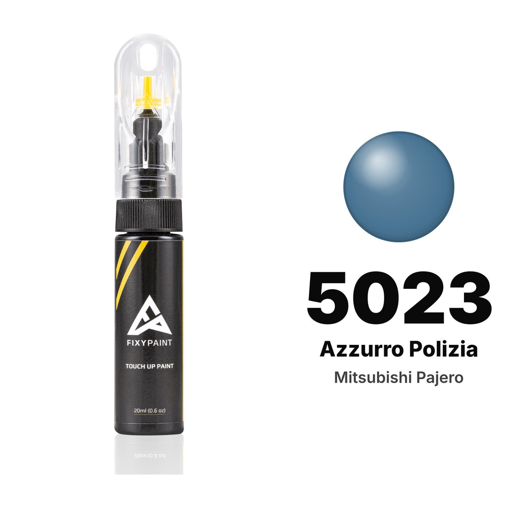 Touch-up paint for Mitsubishi Pajero 5023 Azzurro Polizia, Basic kit