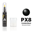 Touch-up paint for Mitsubishi Raider PX8 Carbide Black, Standard kit