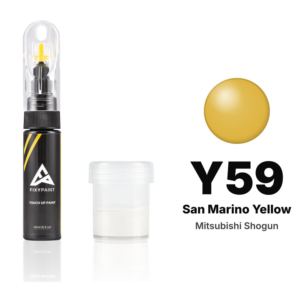 Touch-up paint for Mitsubishi Shogun Y59 San Marino Yellow, Standard kit