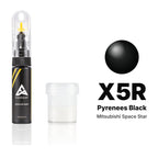 Pintura de retoque para Mitsubishi Space Star – X5R Pyrenees Black (2019–2020), kit Estándar