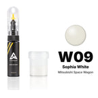 Touch-up paint for Mitsubishi Space Wagon W09 Sophia White, Standard kit