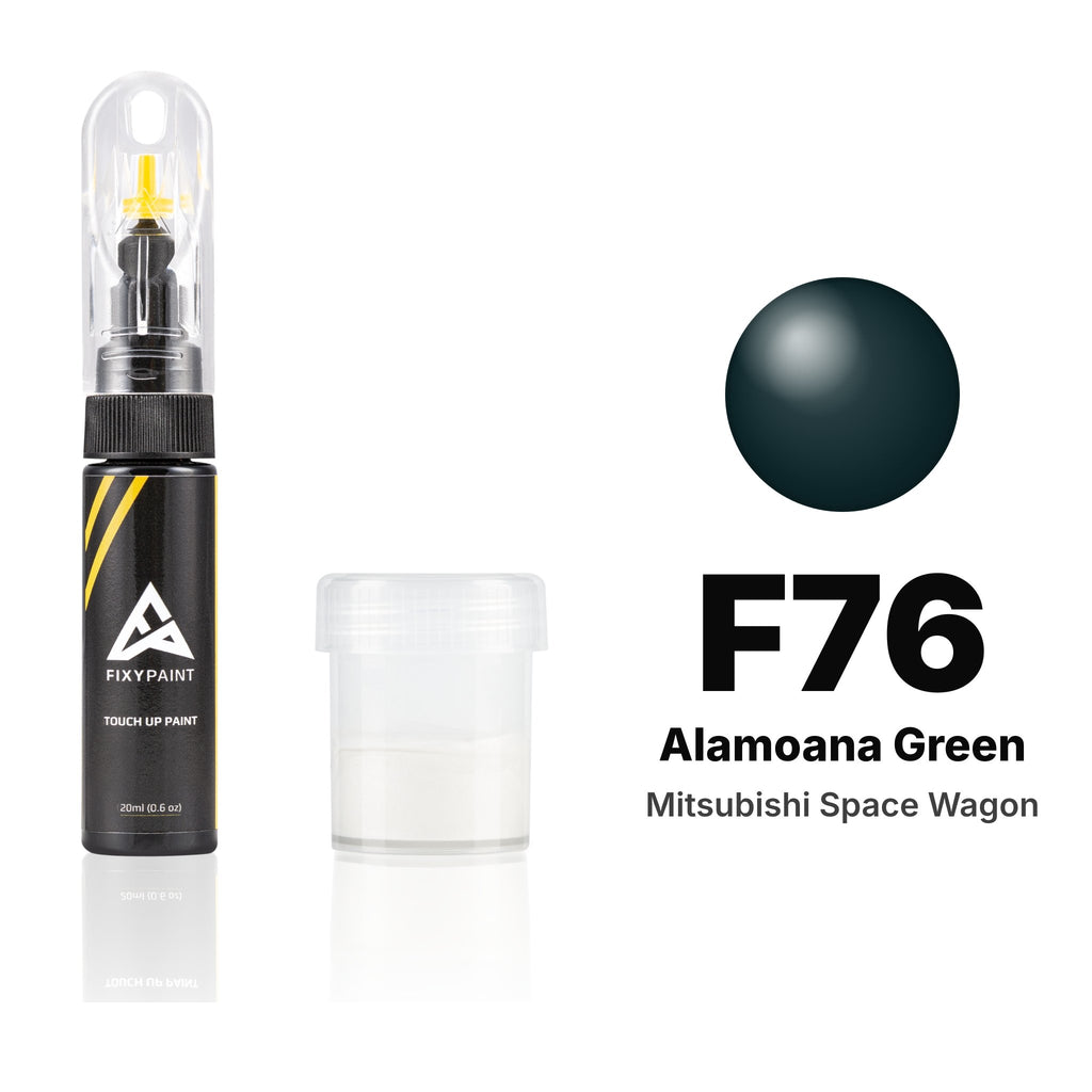 Peinture de retouche pour Mitsubishi Space Wagon – F76 Alamoana Green (2000), kit Standard