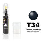 Touch-up paint for Mitsubishi Spyder T34 Torched Steel Blue, Standard kit