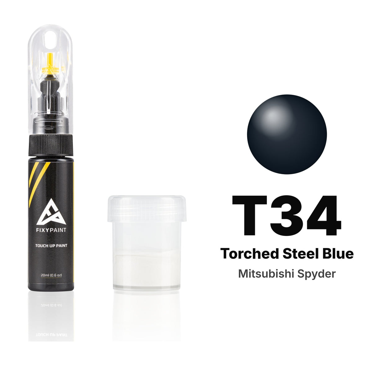 Touch-up paint for Mitsubishi Spyder T34 Torched Steel Blue, Standard kit