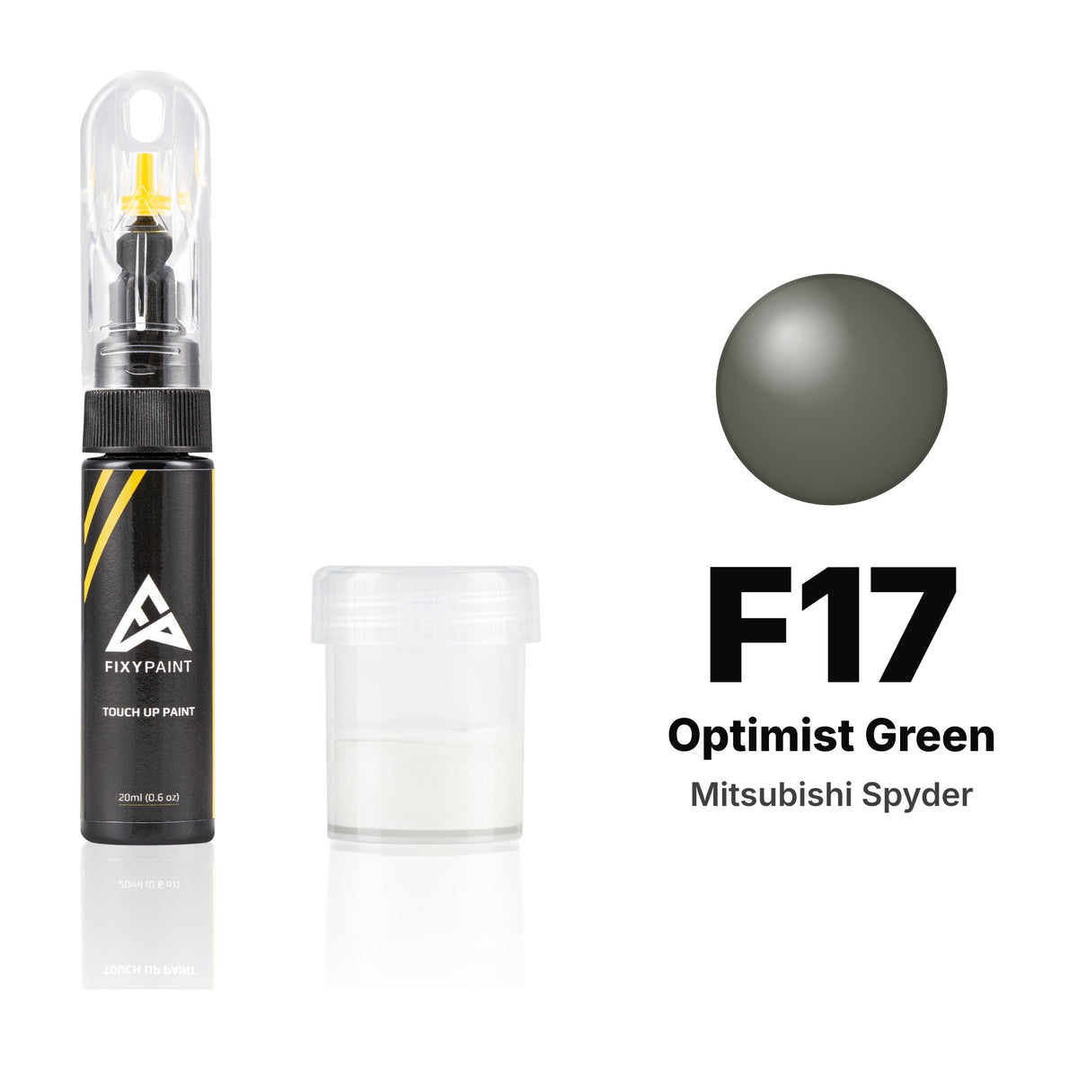 Vernice ritocco per Mitsubishi Spyder – F17 Optimist Green (2008), kit Standard