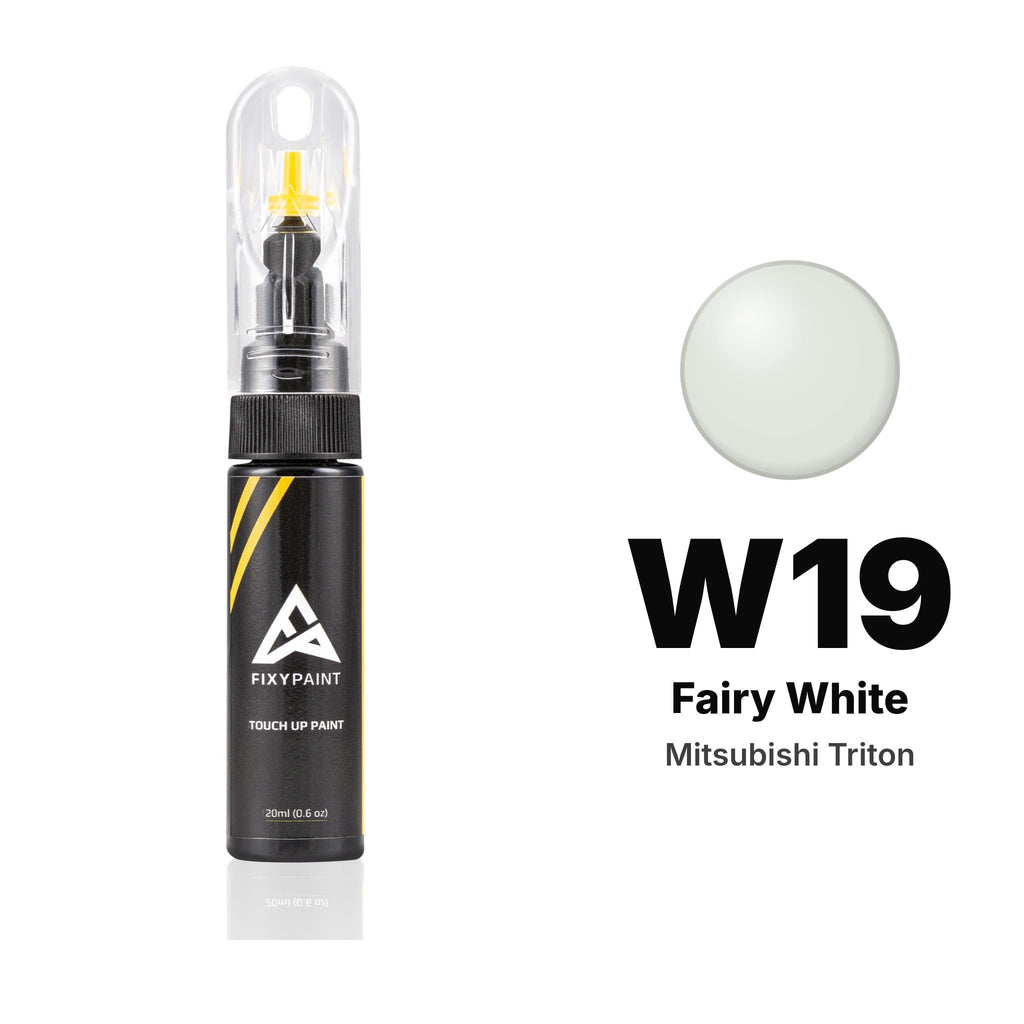 Touch-up paint for Mitsubishi Triton W19 Fairy White, Basic kit