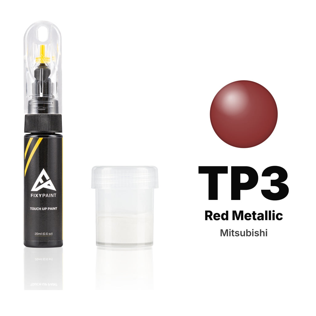 Pintura de retoque para Mitsubishi – TP3 Red Metallic (todos los modelos, desde 1963), kit Estándar