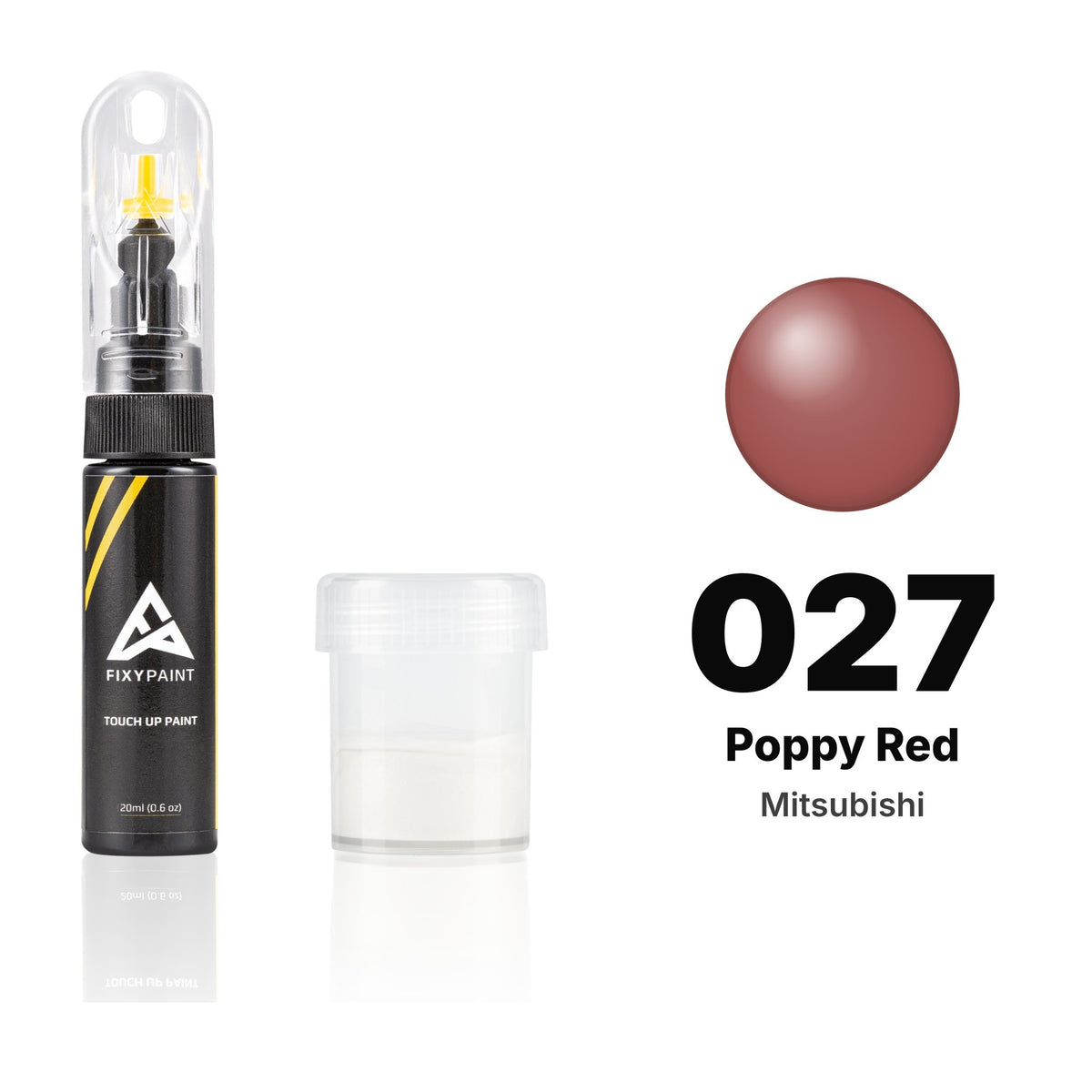 Touch-up paint for Mitsubishi 027 Poppy Red, Standard kit