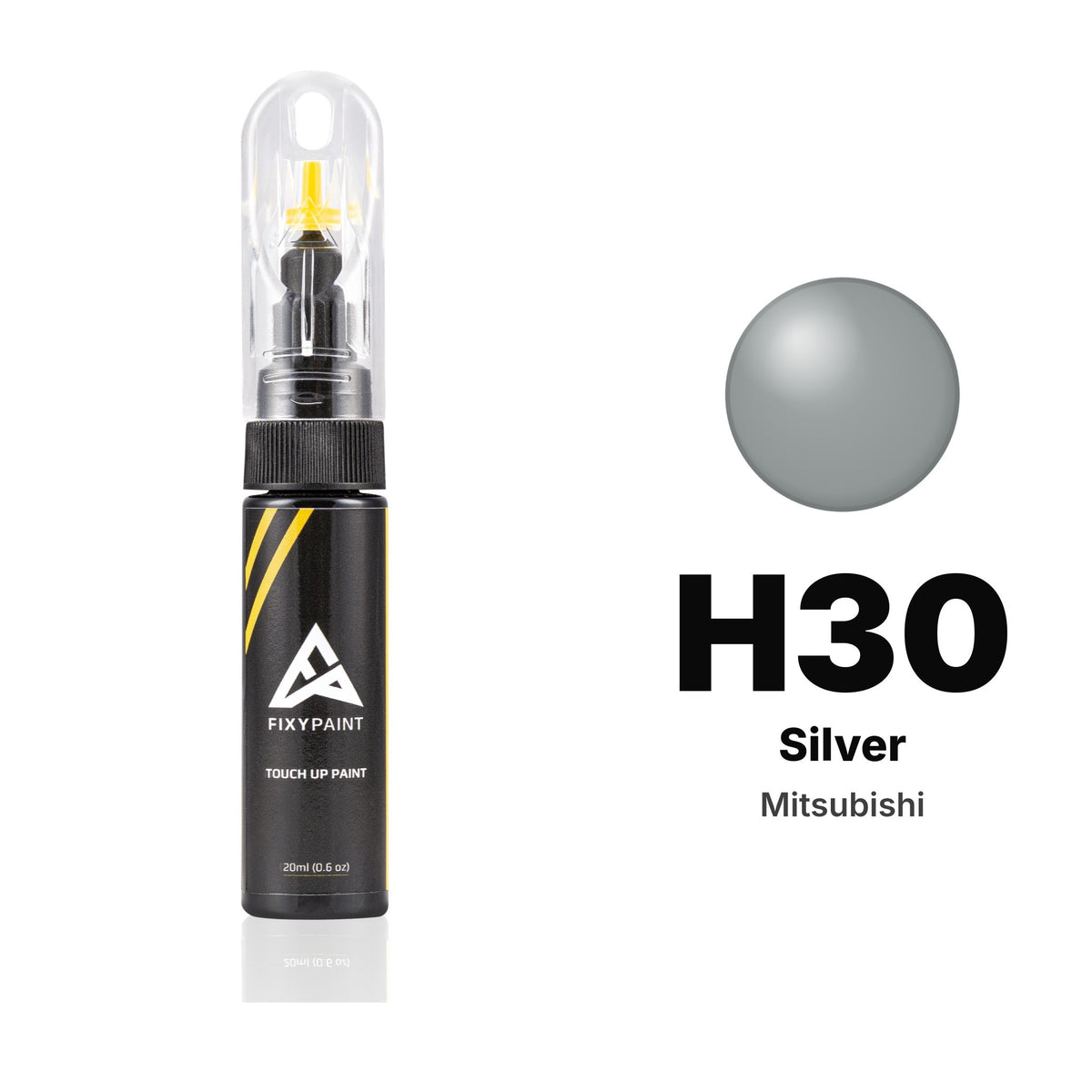 Touch-up paint for Mitsubishi H30 Silver, Basic kit