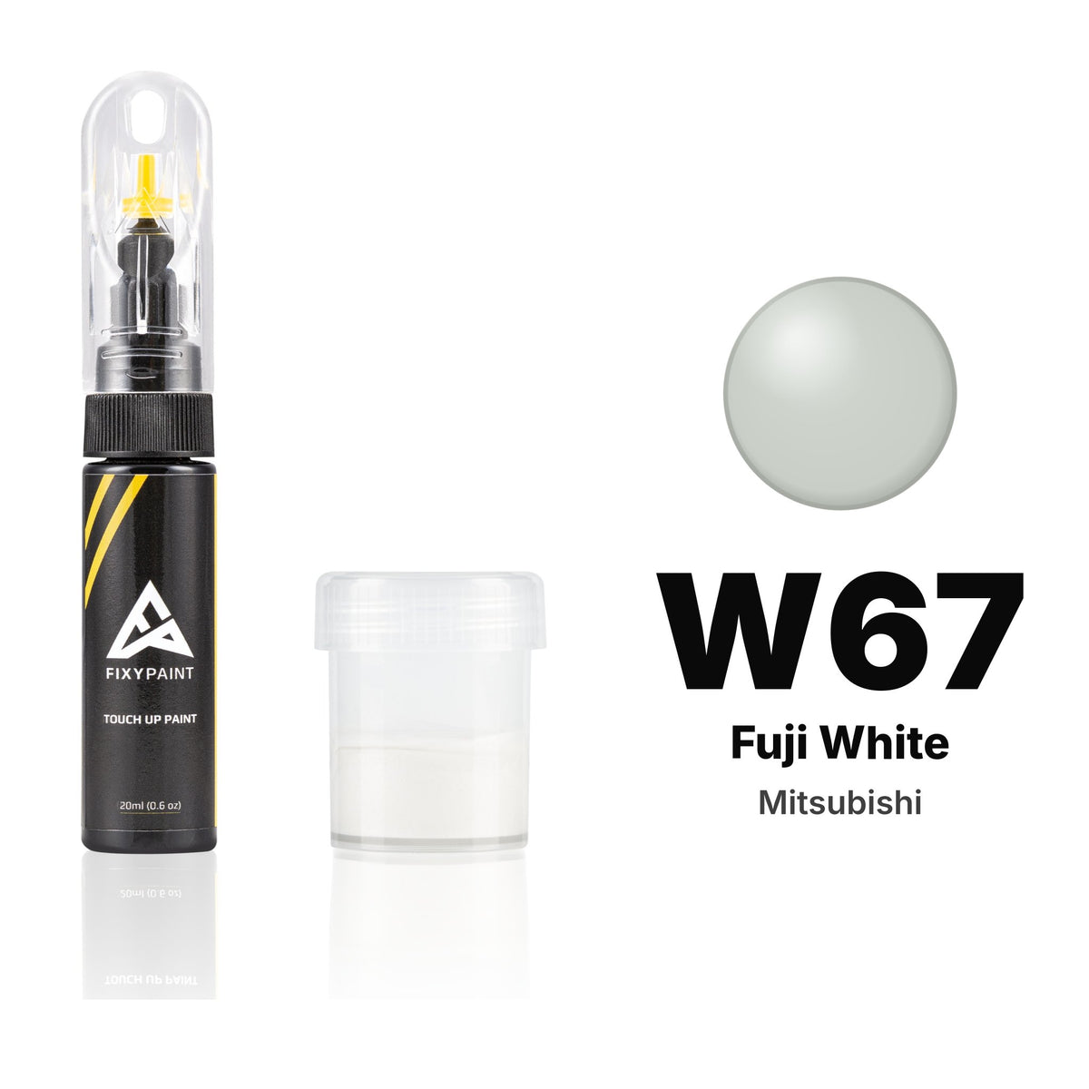 Touch-up paint for Mitsubishi W67 Fuji White, Standard kit