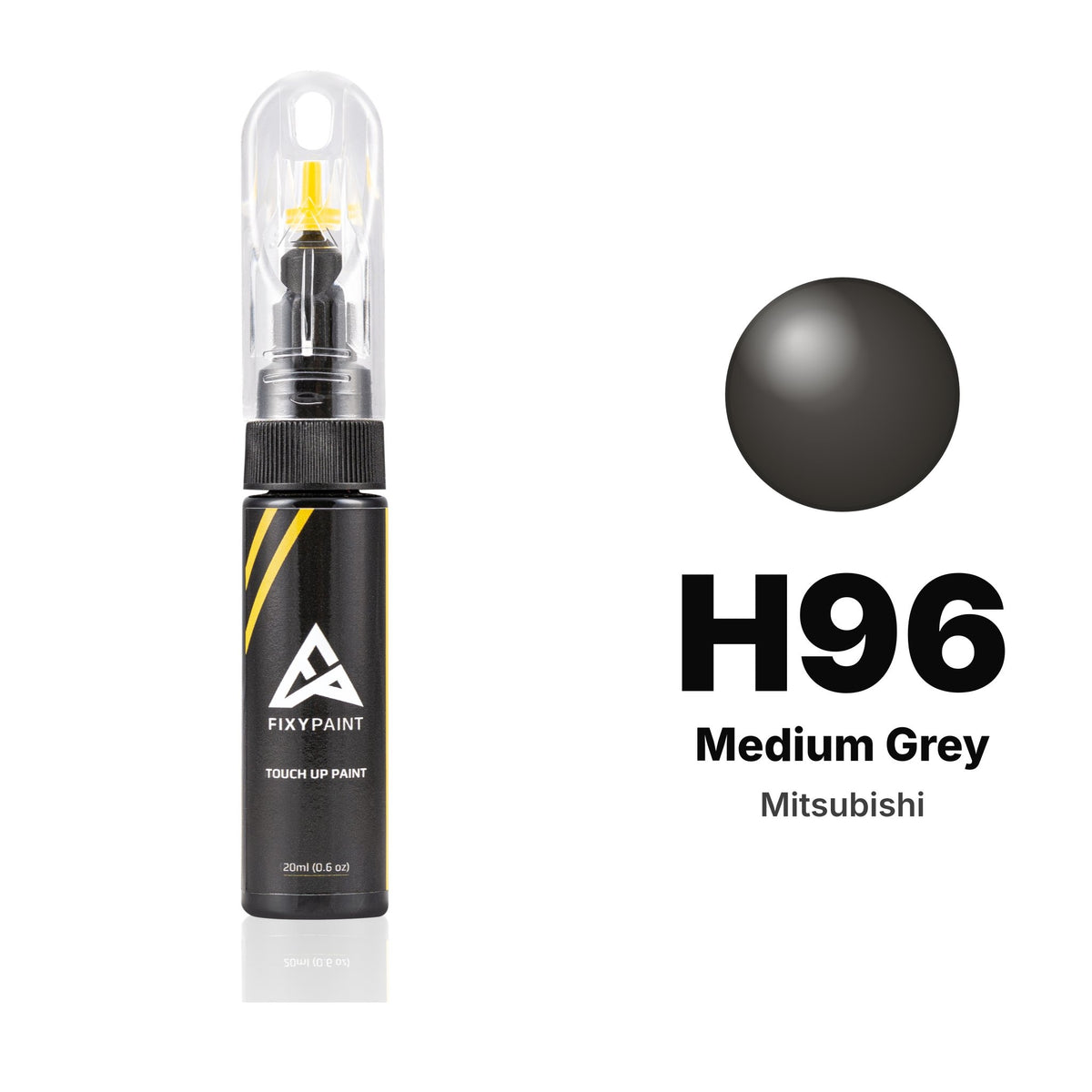 Touch-up paint for Mitsubishi H96 Medium Grey, Basic kit