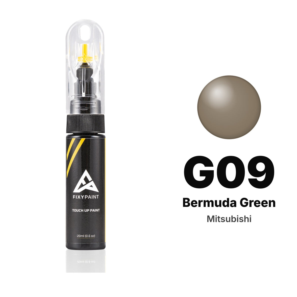 Touch-up paint for Mitsubishi G09 Bermuda Green, Basic kit