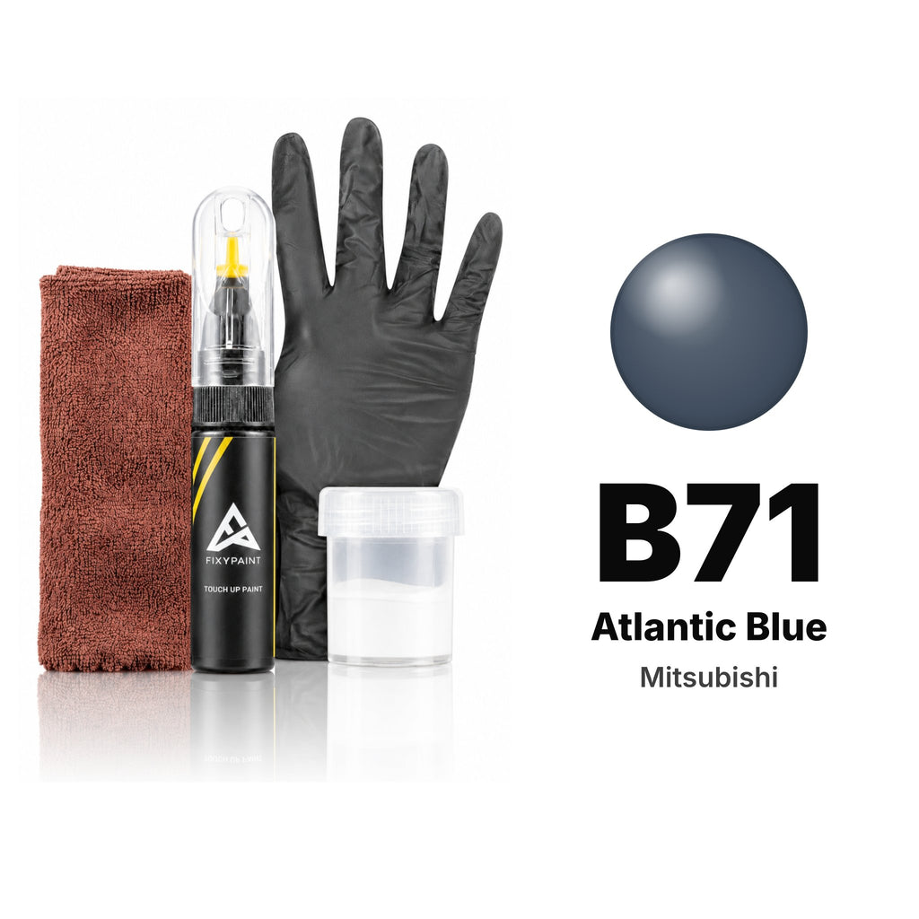 Touch-up paint for Mitsubishi B71 Atlantic Blue, Complete kit