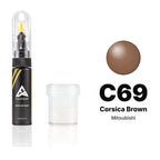 Lackstift für Mitsubishi – C69 Corsica Brown (alle Modelle, 1982–1984), Set Standard
