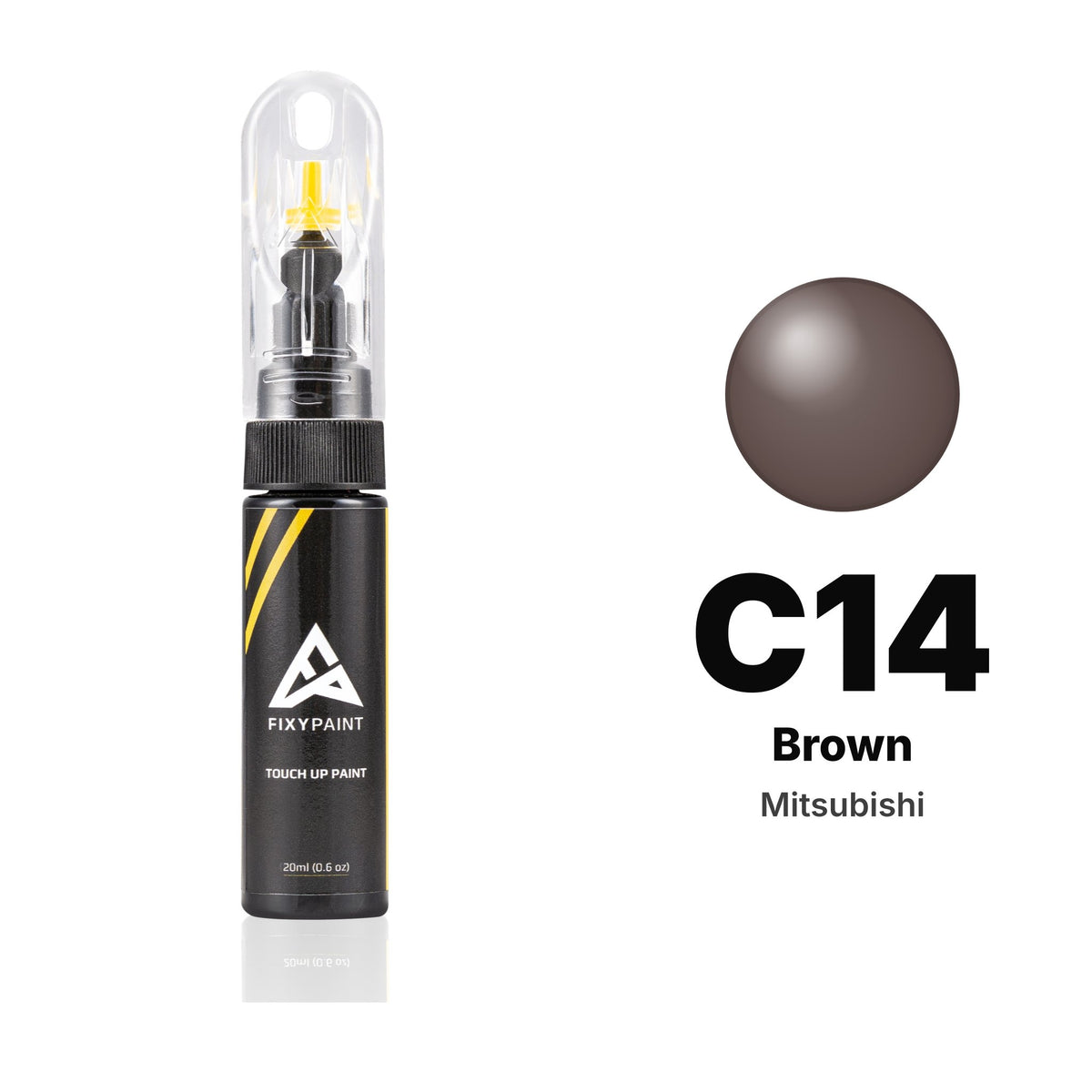 Touch-up paint for Mitsubishi C14 Brown, Basic kit