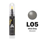 Vernice ritocco per Mitsubishi – L05 Olive Grey (tutti i modelli, 1986–1987), kit Base